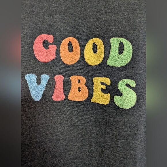 Wildfox Navy Good Vibes Sweatshirt - Picture 2 of 4